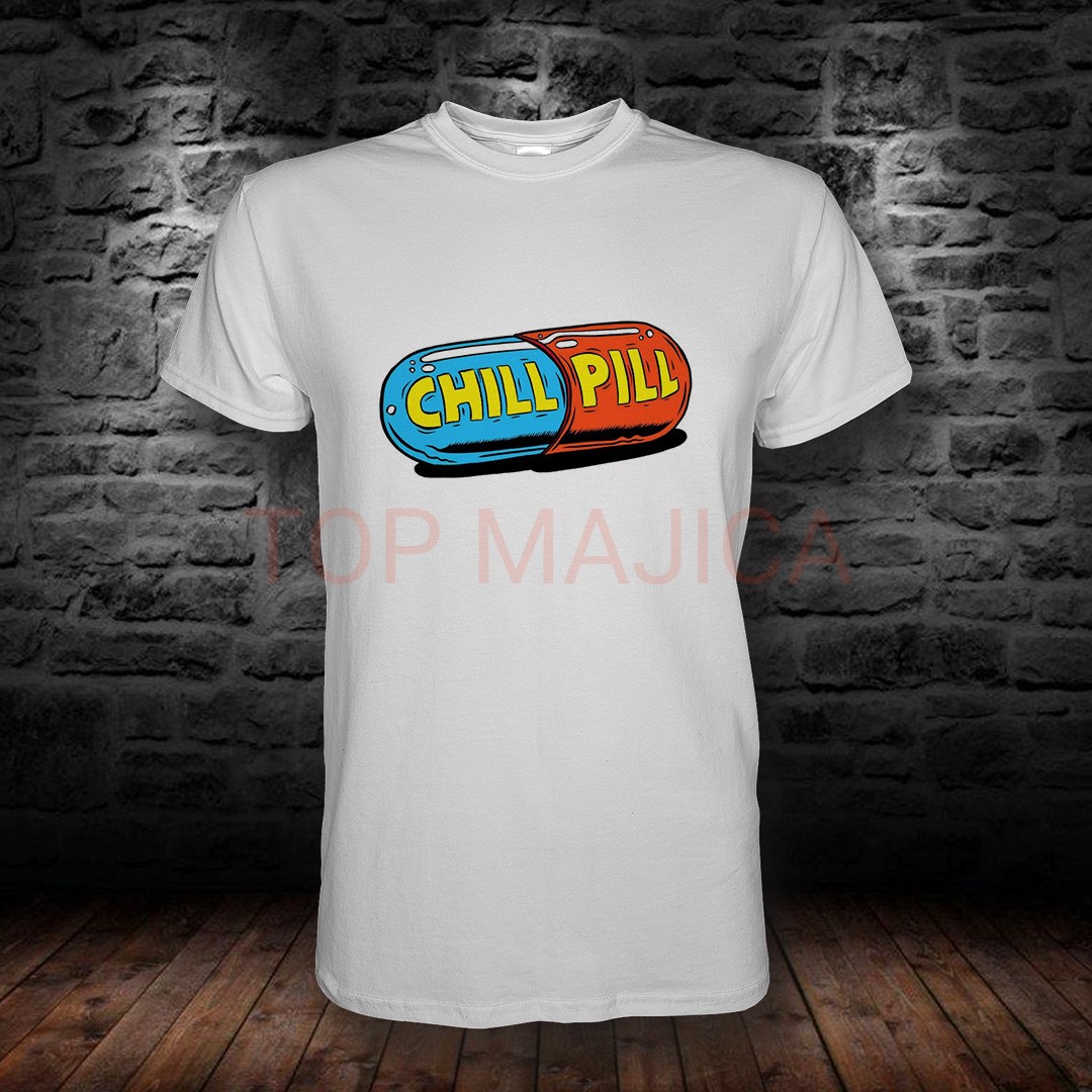CHILL PILL MAJICA Chill Pill - Majica bela CHILL PILL MAJICA
