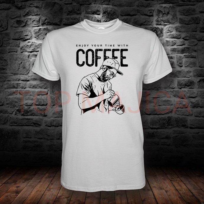 Enjoy Coffee majica za bariste ENJOY COFFEE
