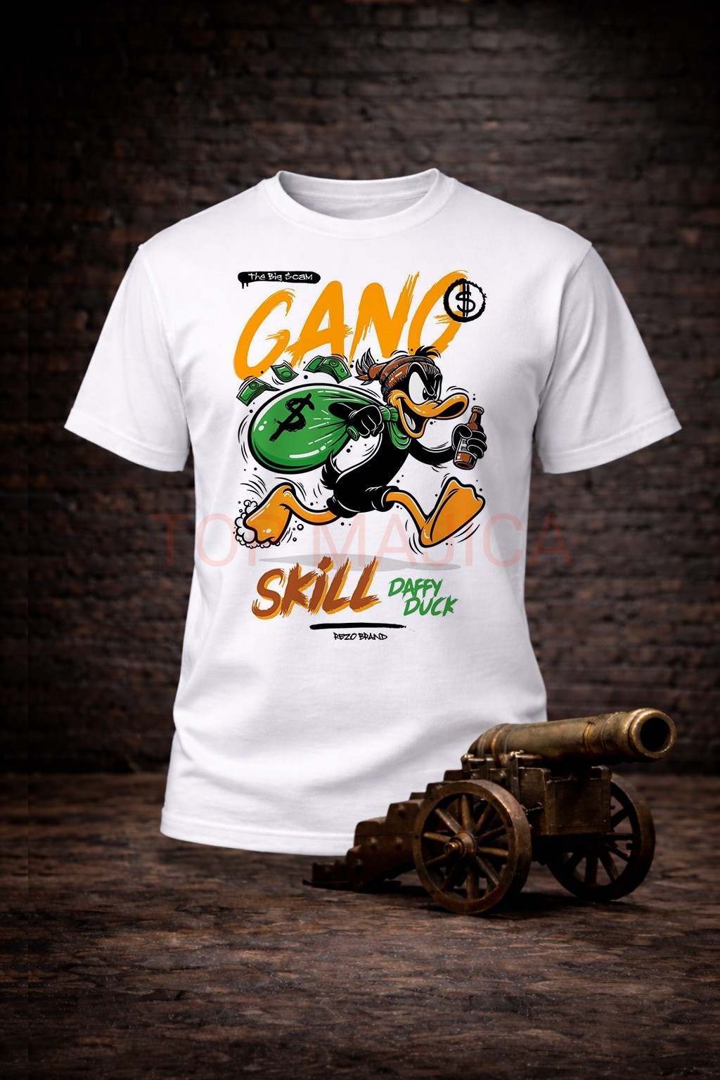 Gang Duck majica bela Gang Duck - Majica Gang Duck majica bela