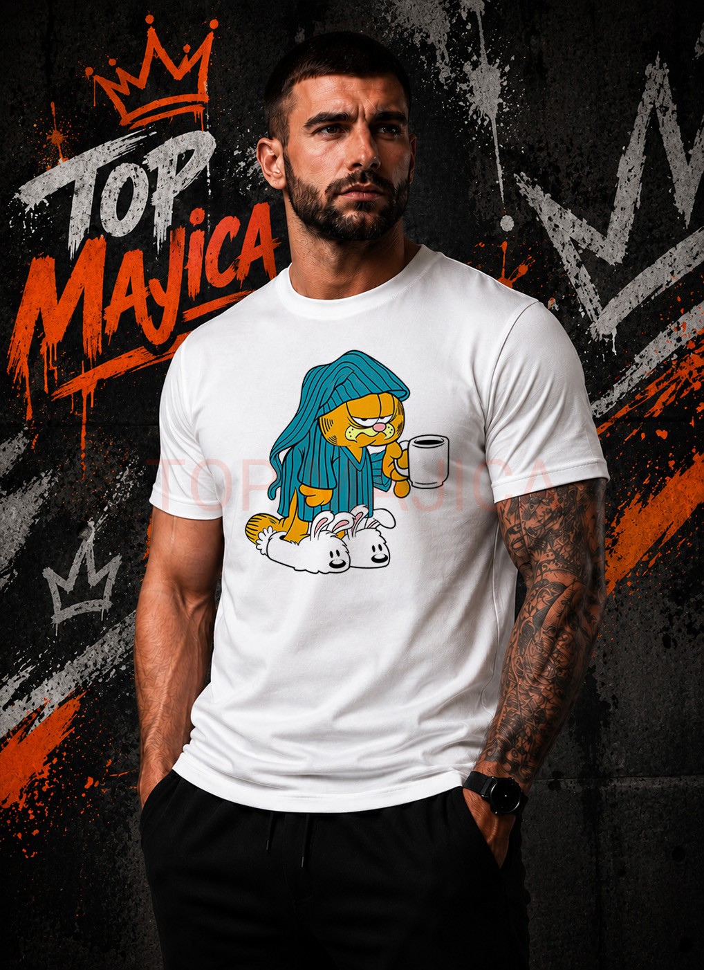 Garfild Sleep majica Garfild sleep majica