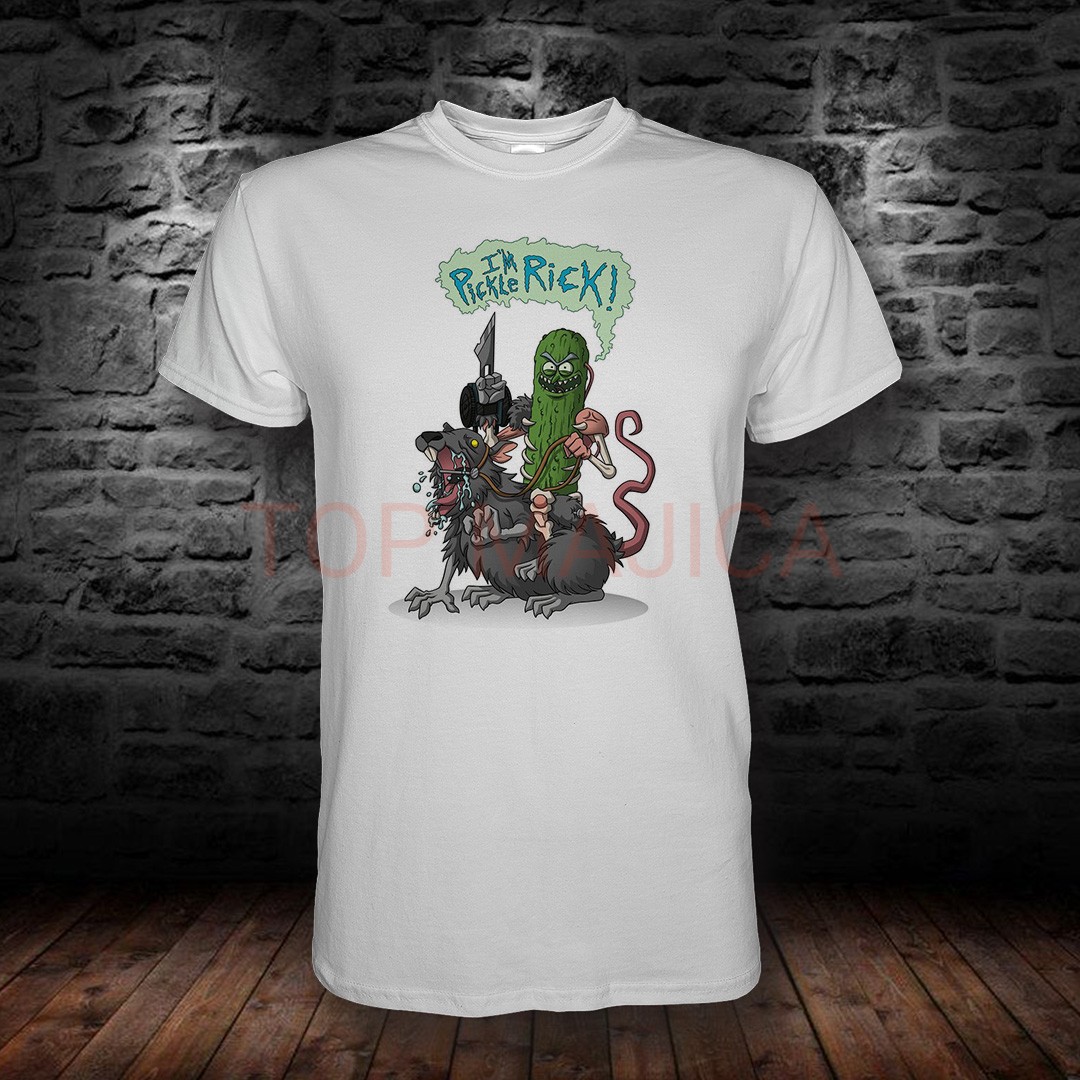 I m Pickle Rick bela I m pickle Rick - Majica bela I m Pickle Rick bela
