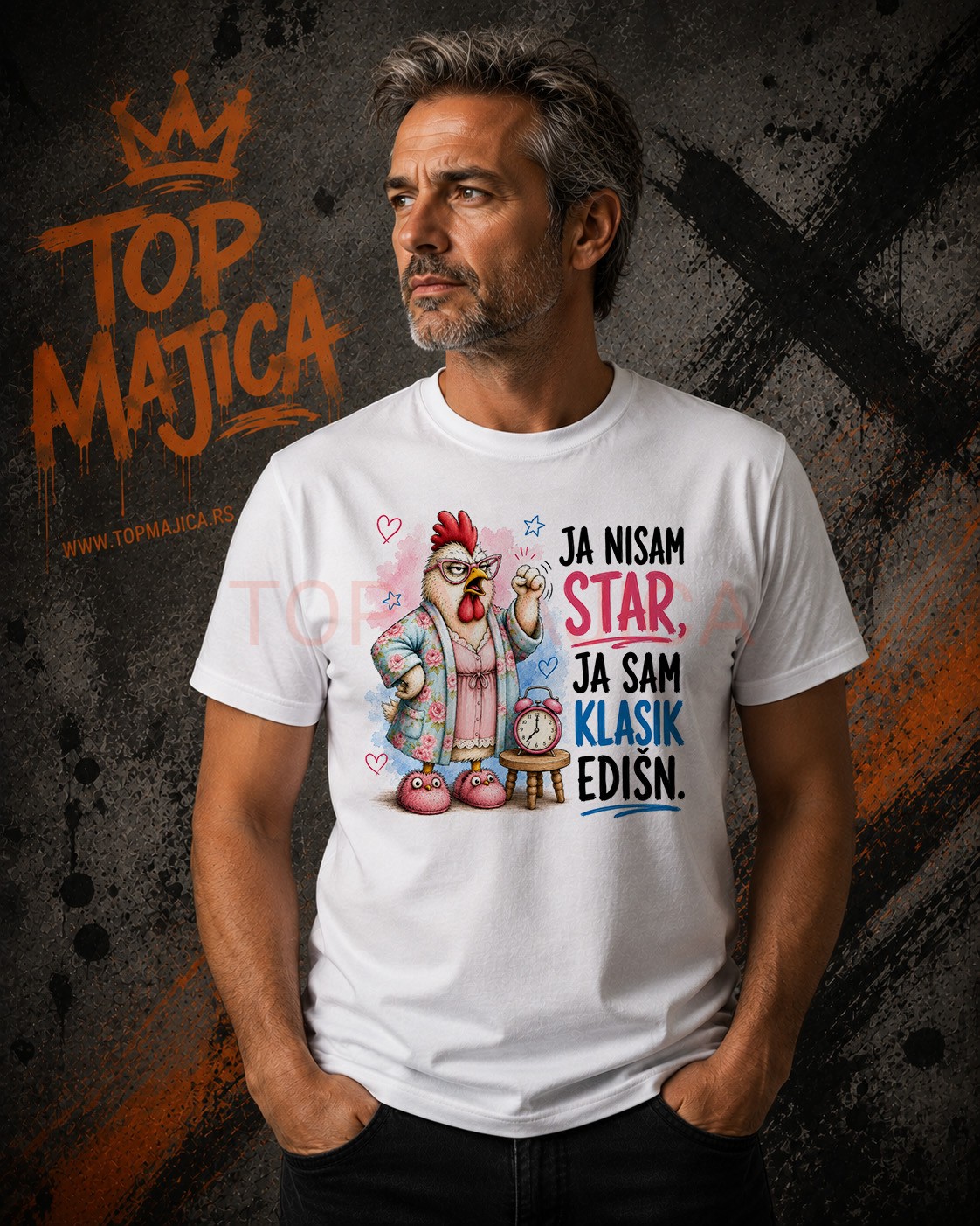 Ja nisam star, ja sam klasik edisn majica Ja nisam star, ja sam klasik edisn - Majica Ja nisam star ja sam klasik edisn majica