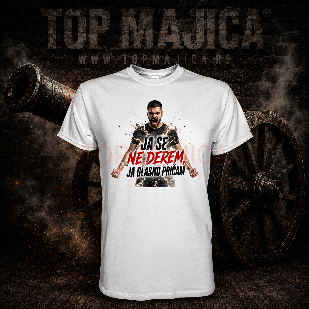 Ja se ne derem, ja glasno pricam majica Ja se ne derem, ja glasno pricam - Majica Ja se ne derem ja glasno pricam majica