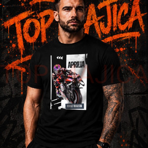 Jorge Martin Aprilia - Majica crna MOTO GP