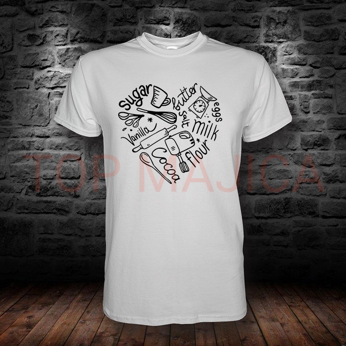 Kitchen Heart Kitchen Heart - Majica bela Kitchen Heart
