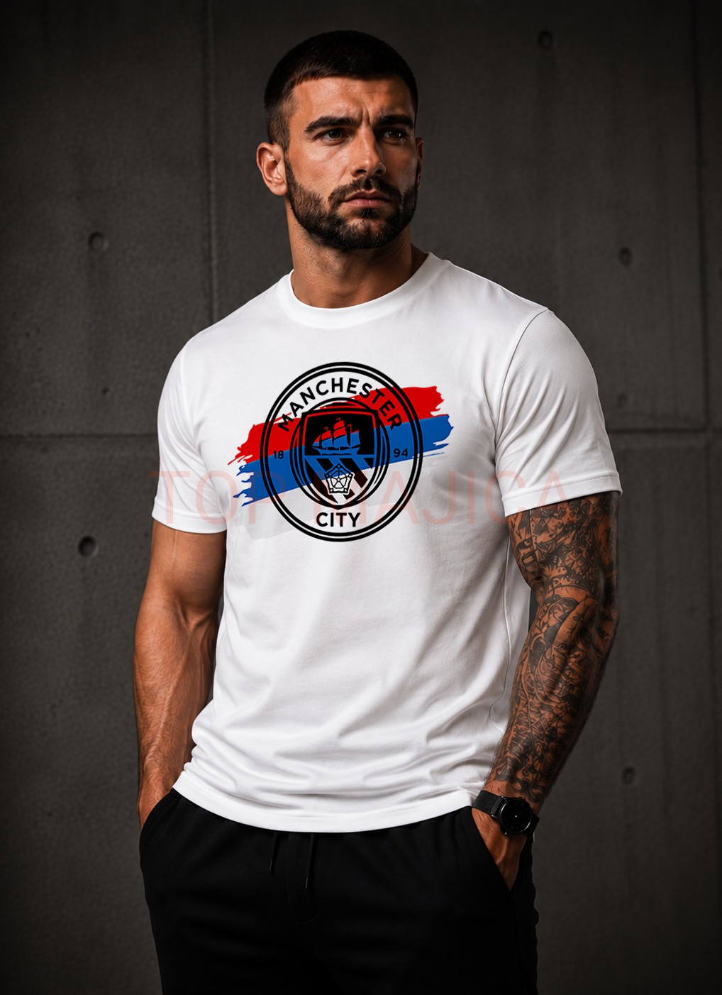 Manchester City Srbija majica Manchester CIty - Srbija - Majica Manchester City Srbija majica