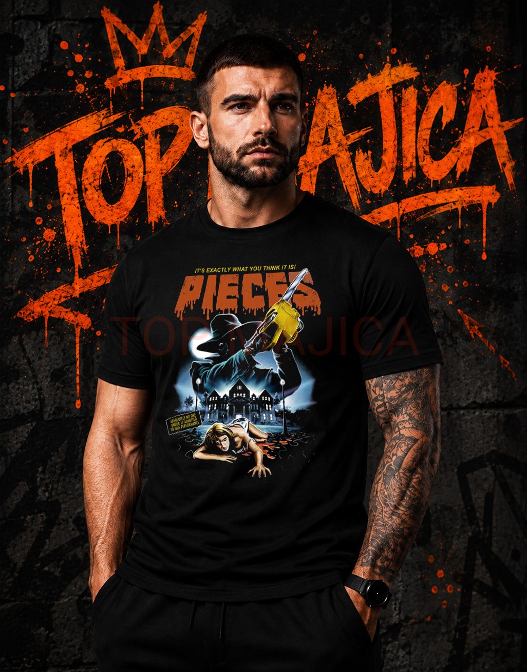 Pieces film majica crna Pieces film majica crna Pieces film majica crna