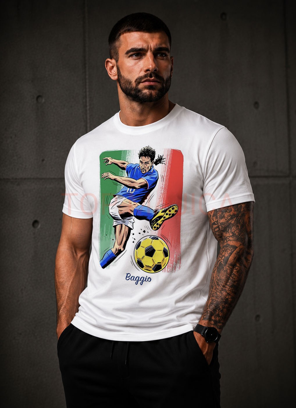 Roberto Baggio - Majica bela Roberto Baggio majica bela