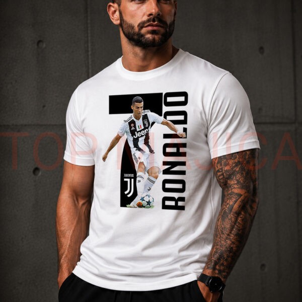 Ronaldo CR7 Juventus - Majica bela