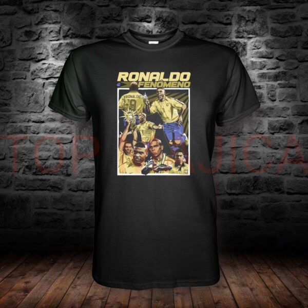 Ronaldo R9 Zuba - Majica crna