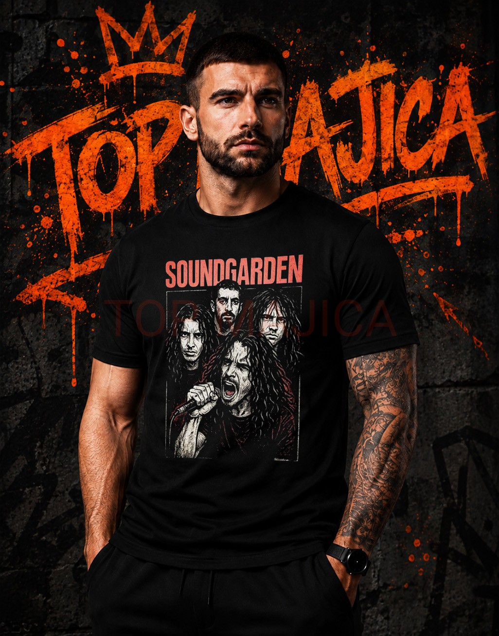 Soundgarden top art majica crna Soundgarden top art majica crna Soundgarden top art majica crna