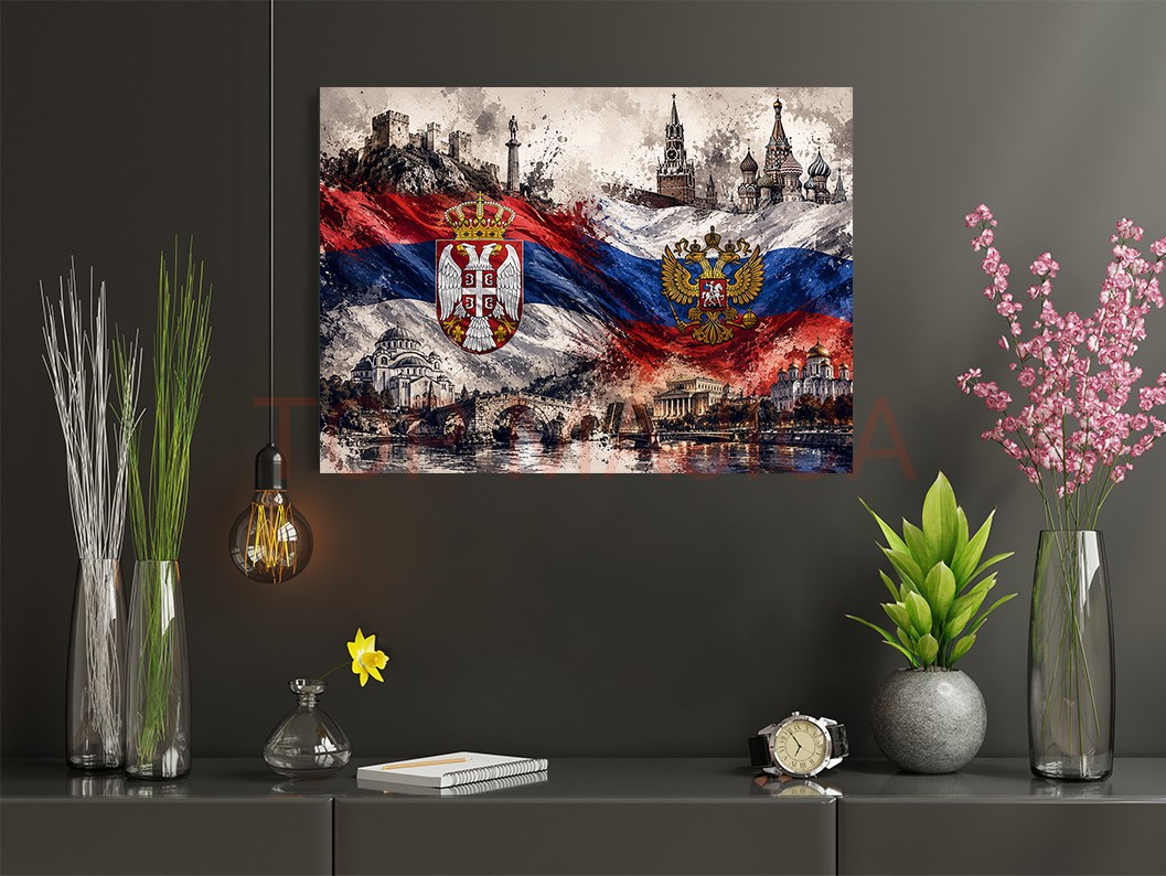 Mock up poster frame in children room,kids room,nursery mockup,b Srbija i Rusija art slika Srbija i Rusija slika art