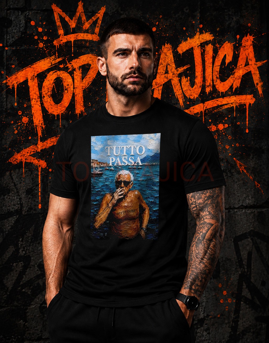 Tutto Passa majica crna Tutto Passa majica crna Tutto Passa majica crna