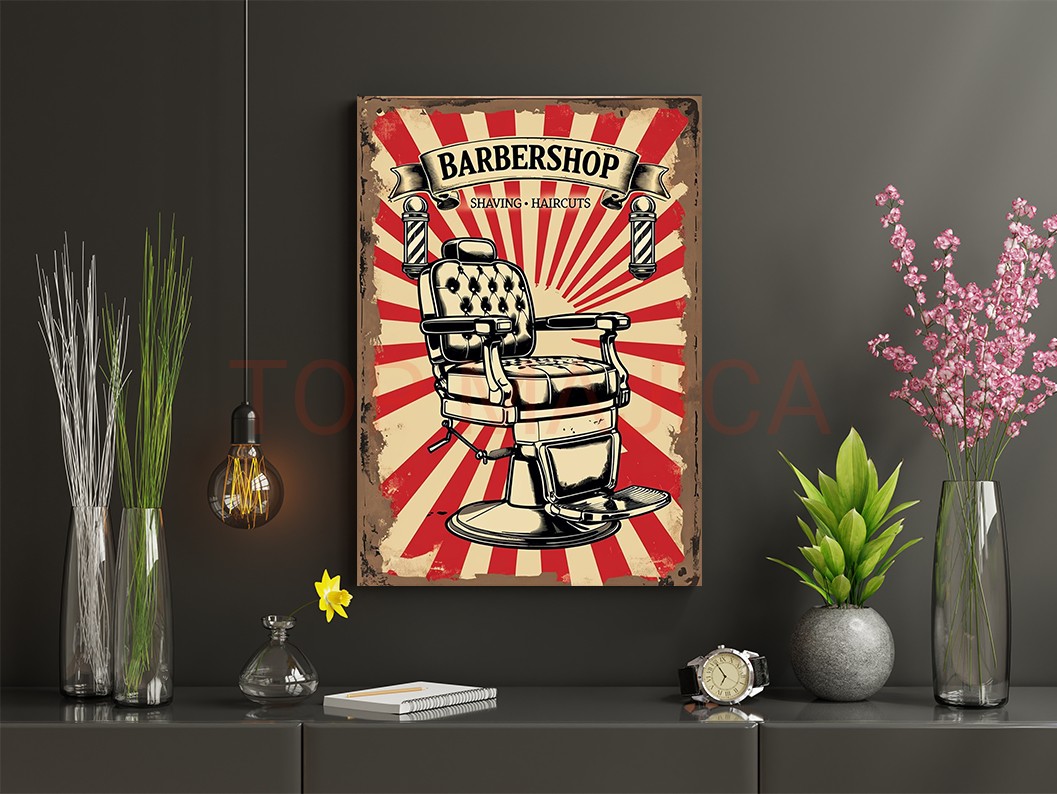 Barber slika za muski frizerski salon model 4 barber 8s
