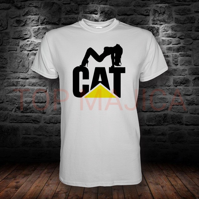 cat caterpillar bela Cat edition - Majica bela cat caterpillar bela