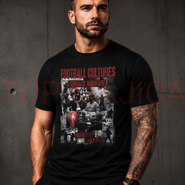 Football Cultures - Majica crna