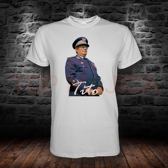 Josip Broz Tito - Majica bela josip broz tito