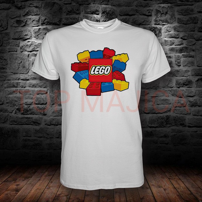 lego kocke majica LEGO majica bela lego kocke majica