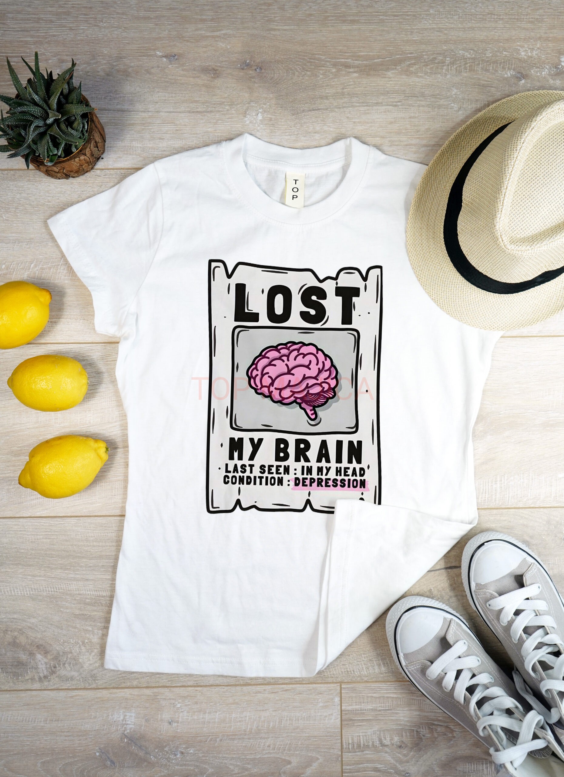 lost my brain majica Lost my brain - Majica lost my brain majica scaled