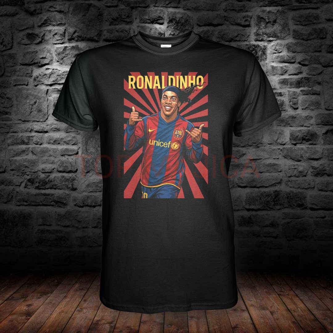 ronaldinjo majica crna Ronaldinjo - Majica ronaldinjo majica crna