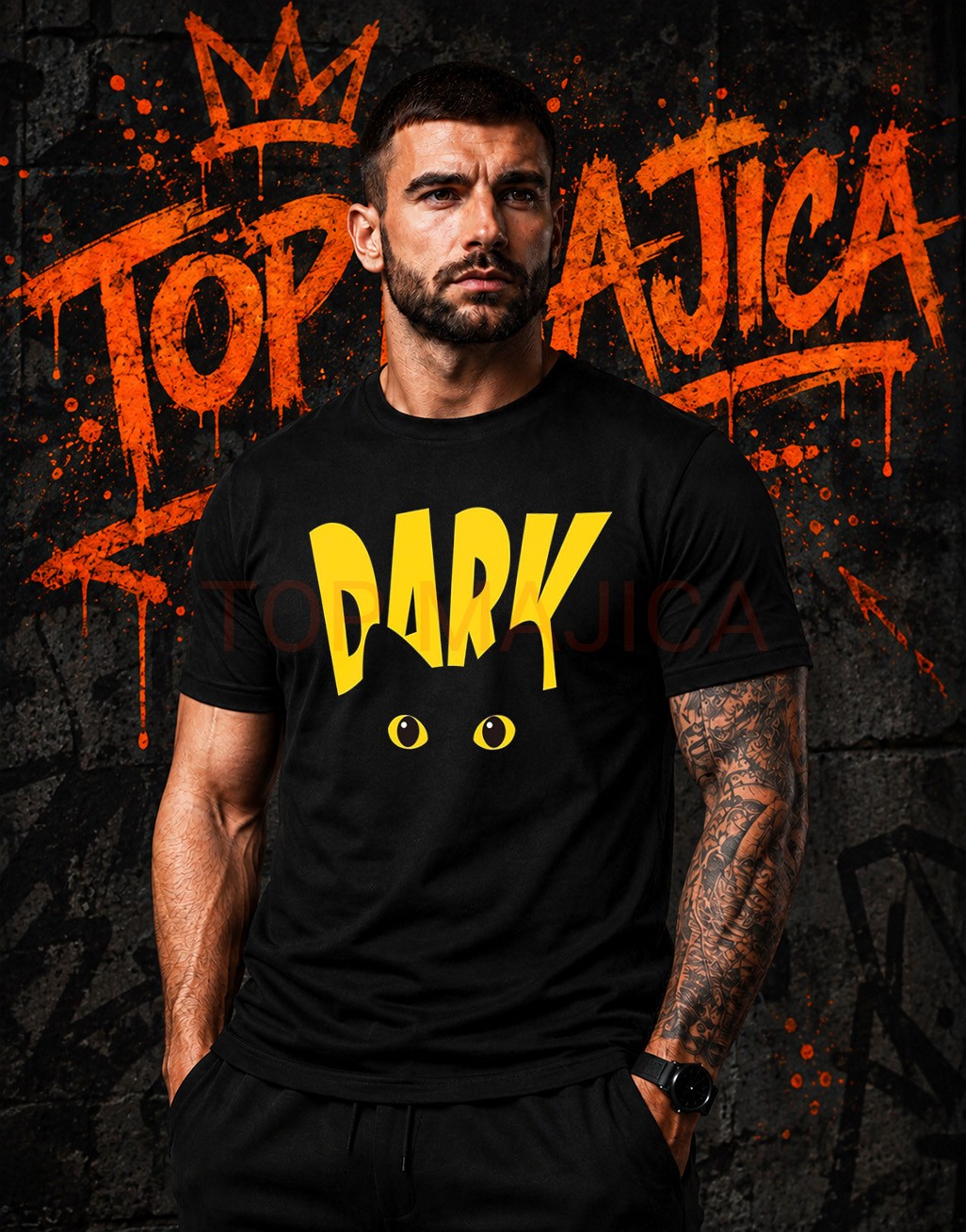 Dark Cat, crna macka majica Dark Cat crna macka majica