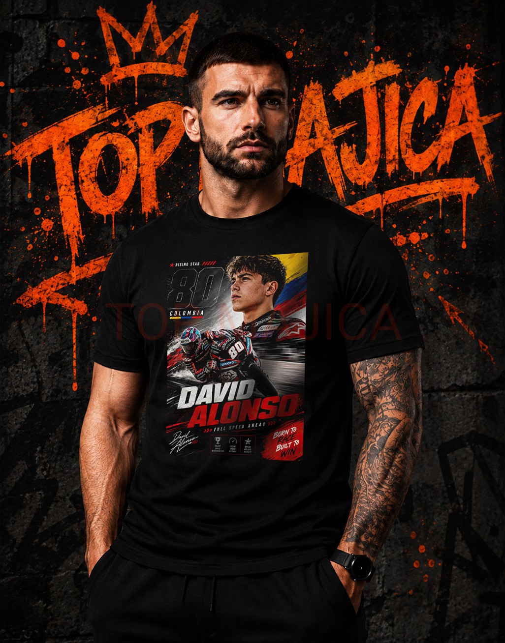 David Alonso MOTO GP rising star majica David Alonso MOTO GP rising star majica