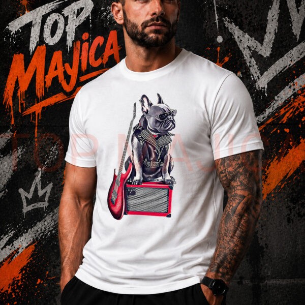 Francuski Buldog rock majica
