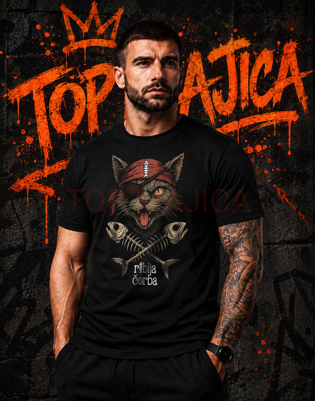 Riblja Corba cat majica Riblja Corba cat majica Riblja Corba cat majica