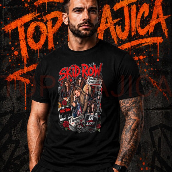 Skid Row majice crne