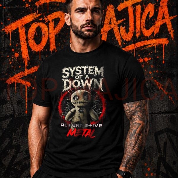 System of a down alternative metal majica crna