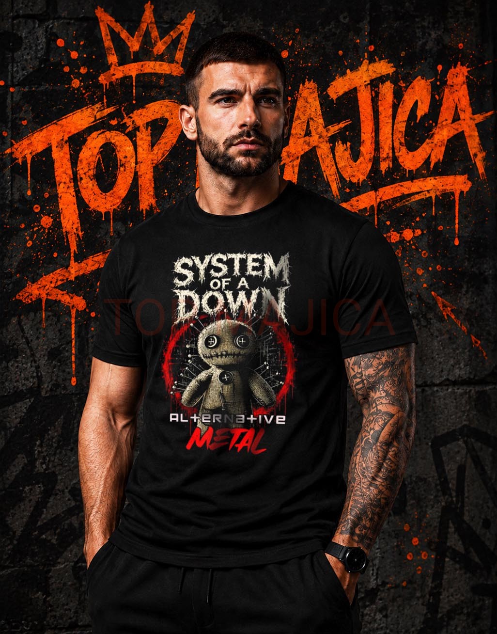 System of a down alternative metal majica crna System of a down alternative metal majica crna System of a down alternative metal majica crna