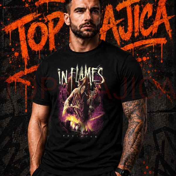 In flames Foregone - Majica crna
