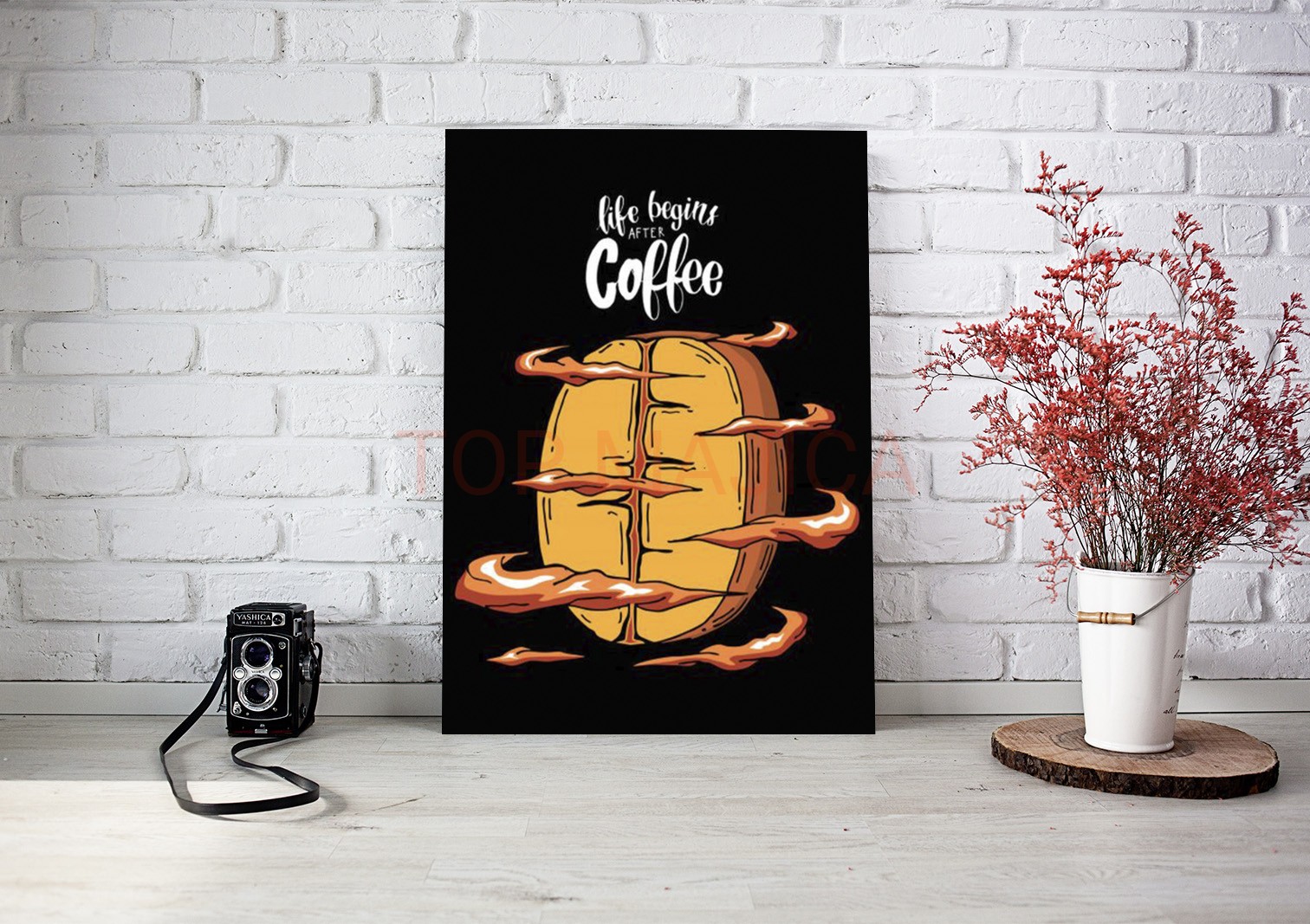 Life begins after coffee slika life begins after coffee