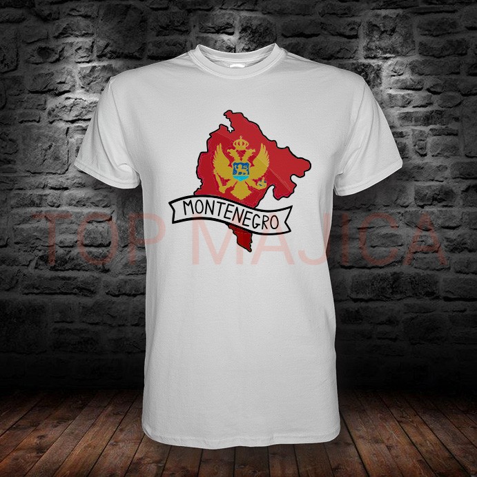 Crna Gora - Montenegro - Majica bela montenegro crna gora majica
