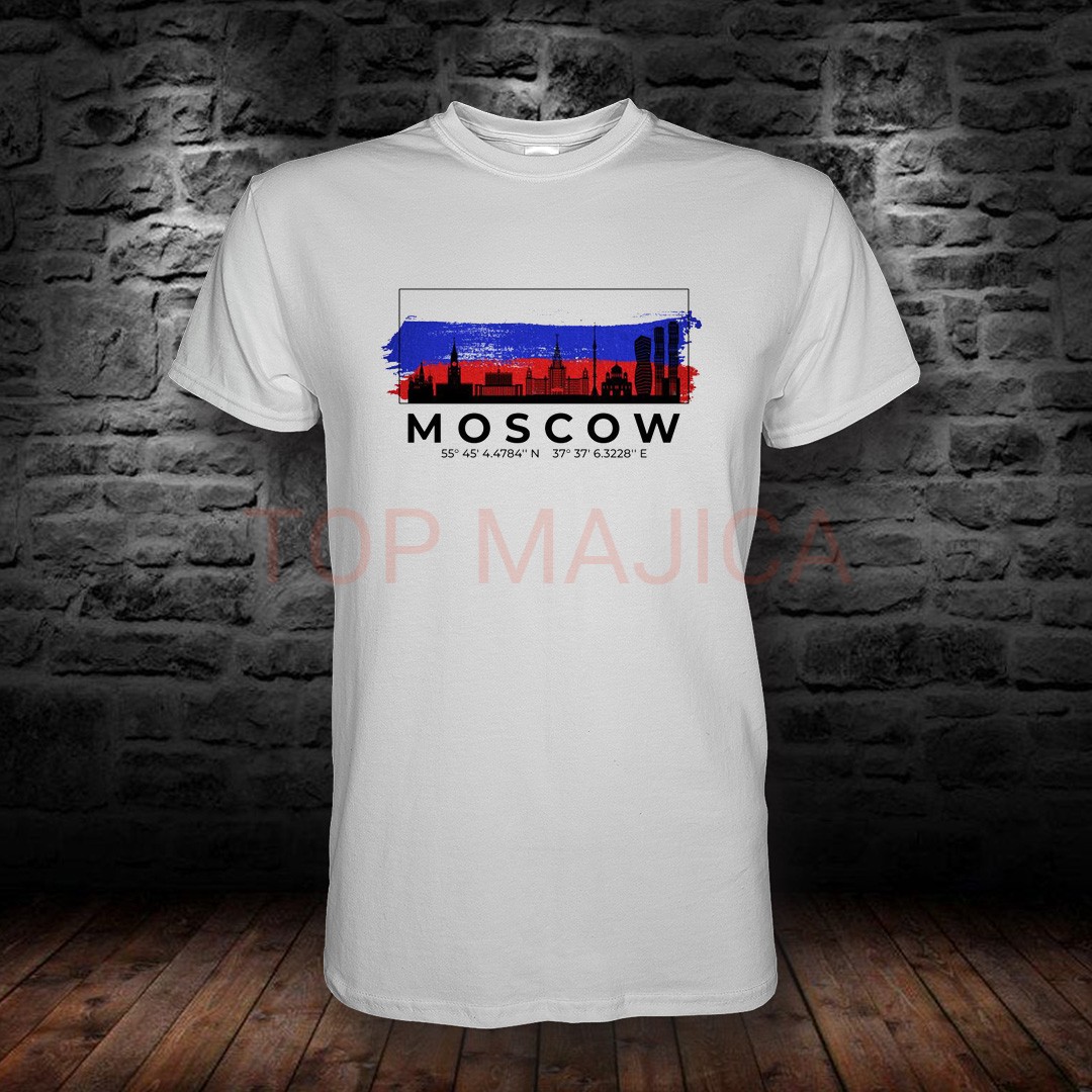 moskva bela majica Moskva majica moskva bela majica